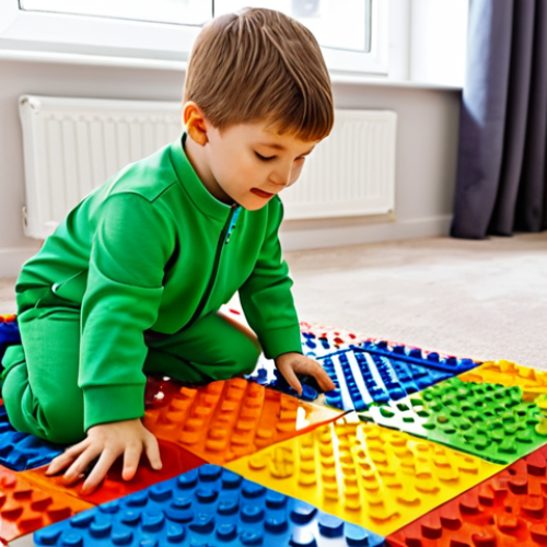 Home 6 핑크퐁 노래 가사 분석 - Child Playing**
"A young child, around 5 years old, fully clothed in a colorful, modest Spielanzug ...