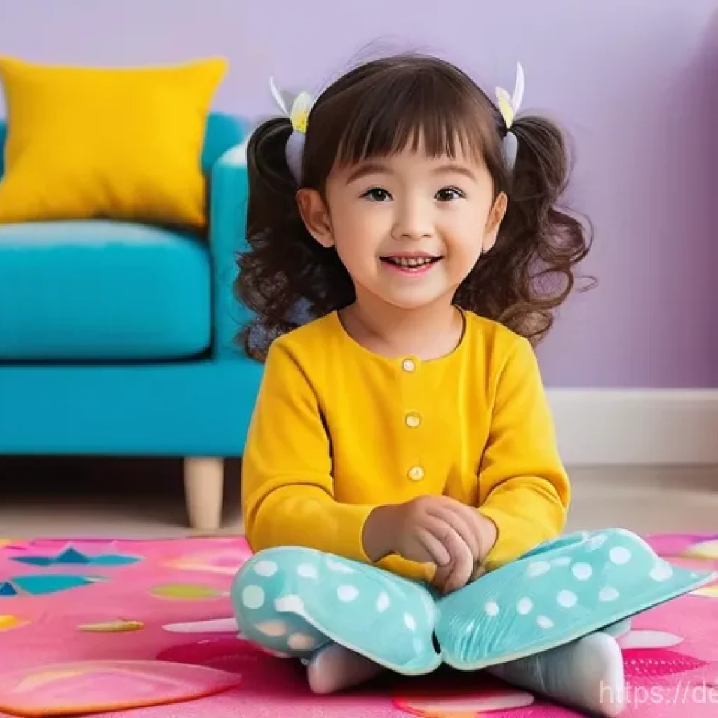 핑크퐁 동화책 - **Prompt 1: Magical Story Time**
A joyful 5-year-old German girl with bright, curious eyes and a...