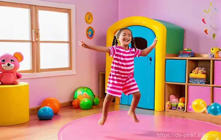 핑크퐁 동화책 - **Prompt 1: Magical Story Time**
    A joyful 5-year-old German girl with bright, curious eyes and a...