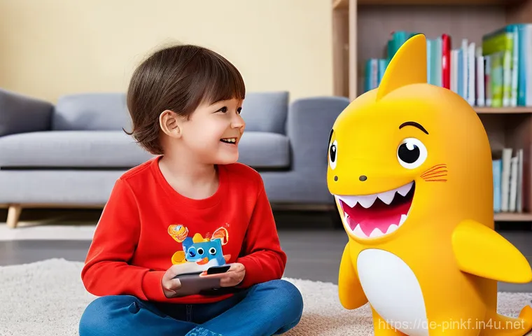 핑크퐁 해외 진출 현황 - **Global "Baby Shark" Family Celebration**
    A vibrant, sun-drenched park teeming with a diverse g...